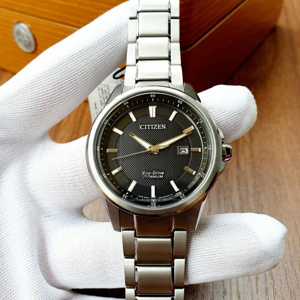 Citizen 42mm Titanium Crystal Watch!